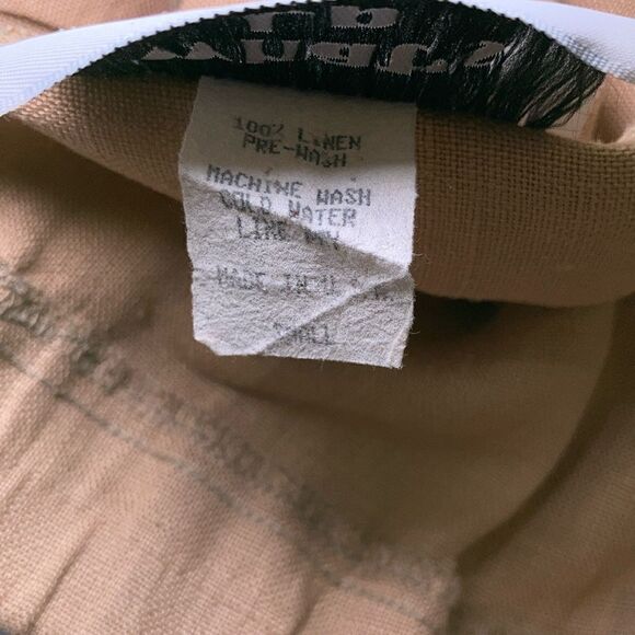 100% Linen High Waisted Pull On Pants - Picture 5 of 10